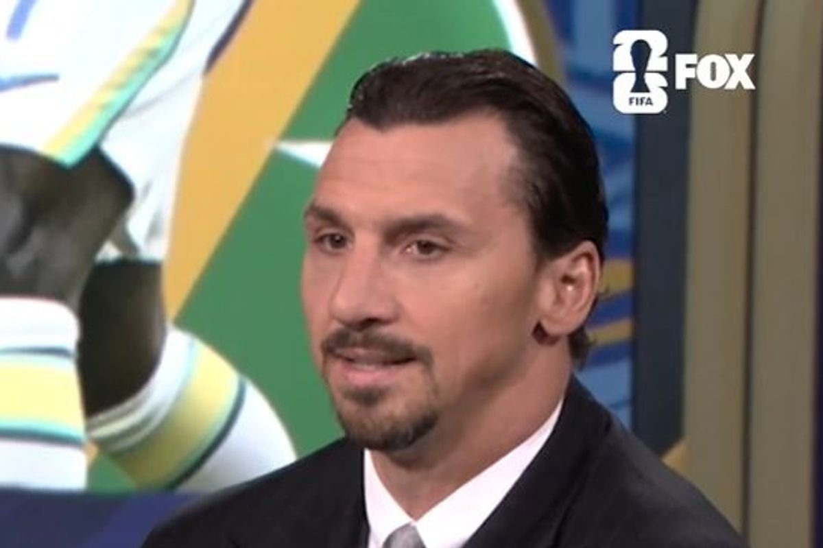 Zlatan Ibrahimovic começou a chorar enquanto a ex-estrela do Man Utd reagia ao momento histórico da Copa do Mundo.