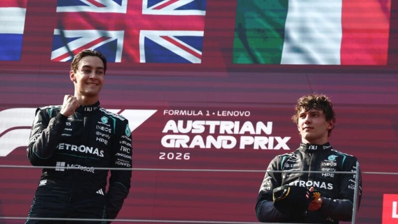 Classificação da F1 2026 após o Grande Prêmio da Áustria