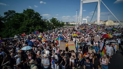 Em Budapeste, dezenas de milhares de pessoas marcharam na primeira marcha do Orgulho desde Viktor Orbán, sob uma onda de calor