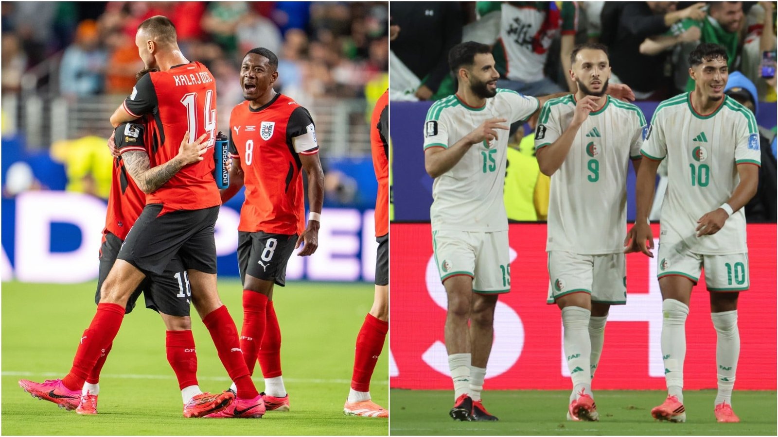 Jordânia – Argentina e Argélia