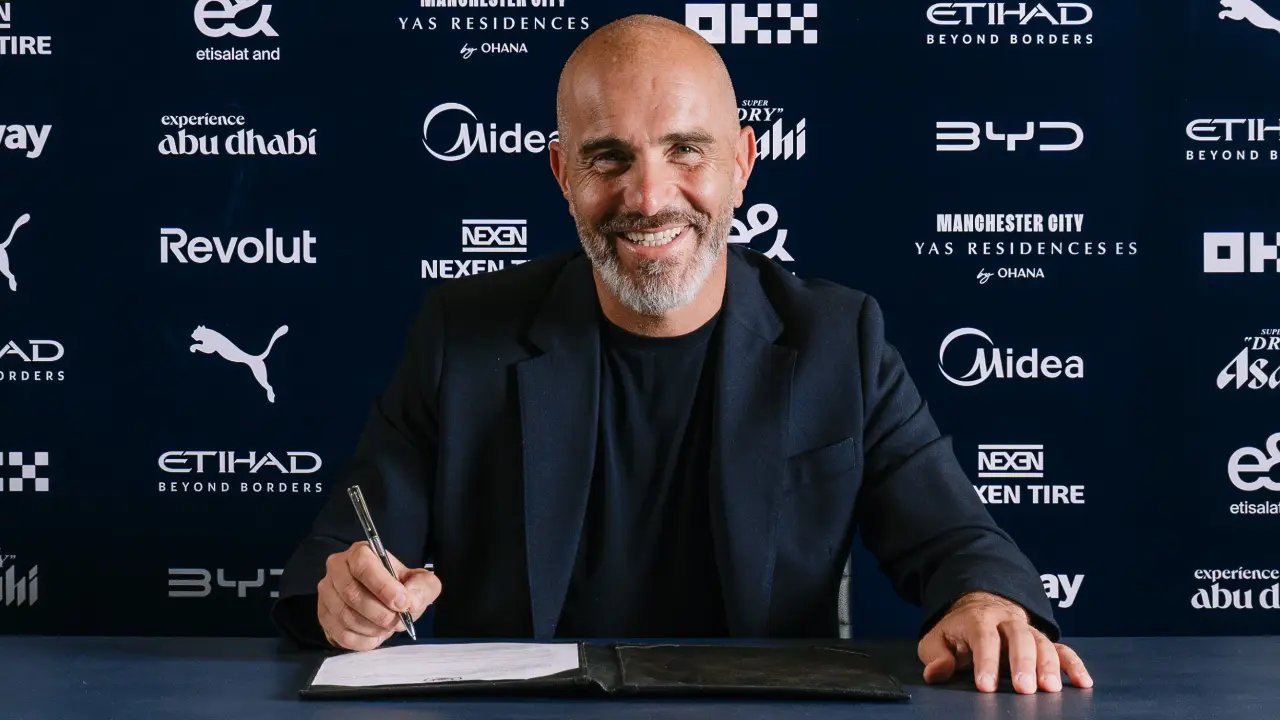 Enzo Maresca foi nomeado técnico do Manchester City após a saída de Pep Guardiola