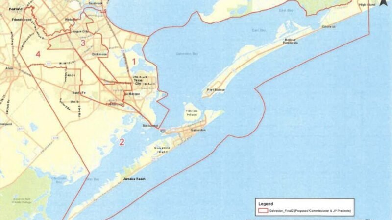 Comissários do condado de Galveston aprovam novo mapa distrital, apesar das críticas dos residentes – Houston Public Media