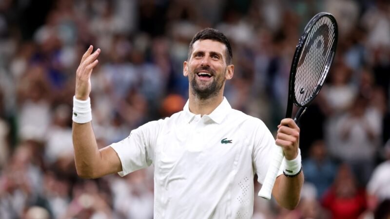 A resposta atrevida de Novak Djokovic à proposta de casamento de um fã após sua vitória em Wimbledon