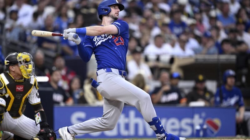 A sequência ofensiva dos Dodgers venceu os Padres