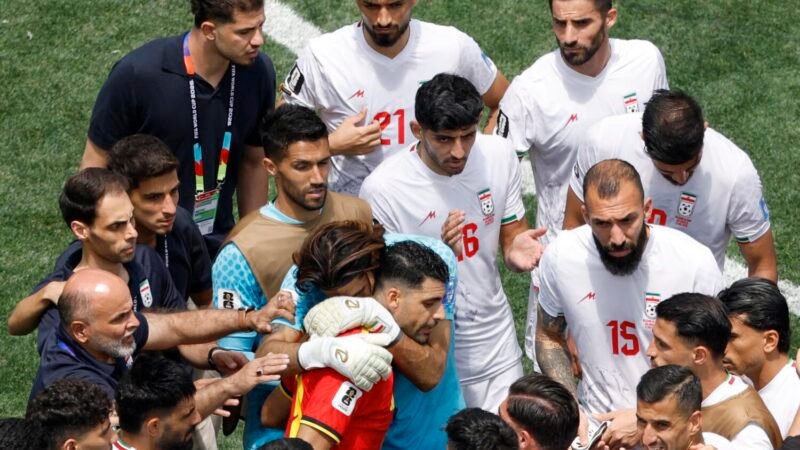 A seleção iraniana agradeceu a LA por sediar a Copa do Mundo