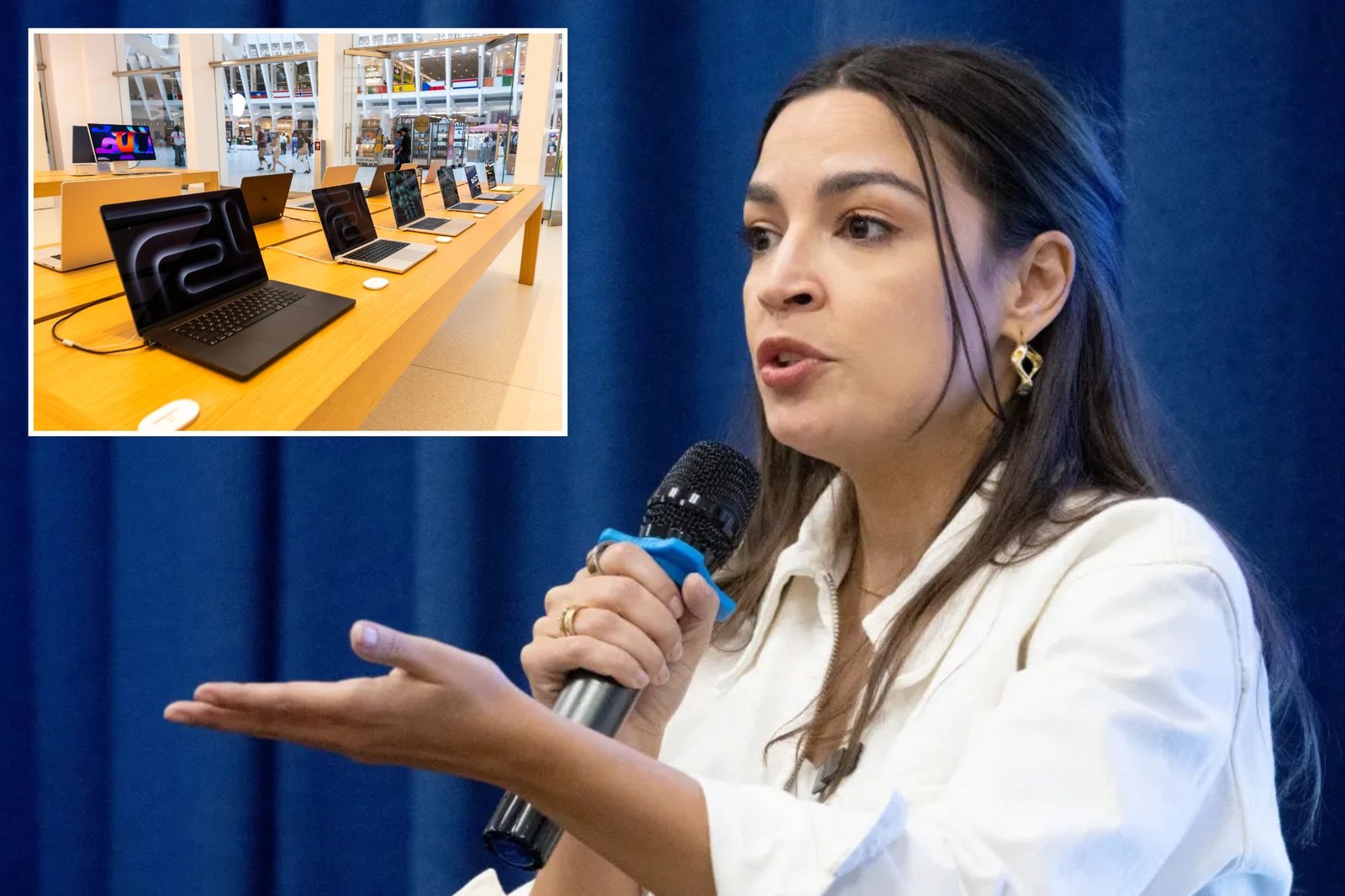 AOC diz que o Congresso deveria desmembrar a Apple por causa dos aumentos de preços do MacBook e do iPhone