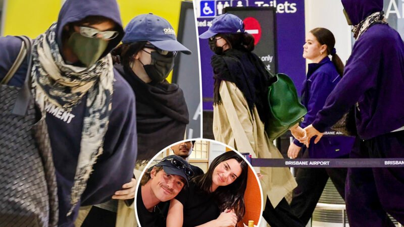 Kendall Jenner e Jacob Elordi estão voando sob o radar no aeroporto após sua fuga para a Austrália