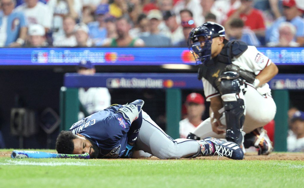 Caminero Jr. sai do jogo All-Star após passar por uma cena horrível