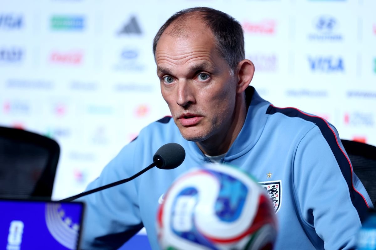 O técnico da Inglaterra, Thomas Tuchel, dá três atualizações sobre lesões na Copa do Mundo antes do confronto com a República Democrática do Congo