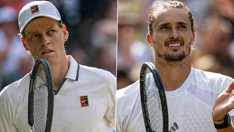 Jannik Sinner x Alexander Zverev na final de Wimbledon de 2026