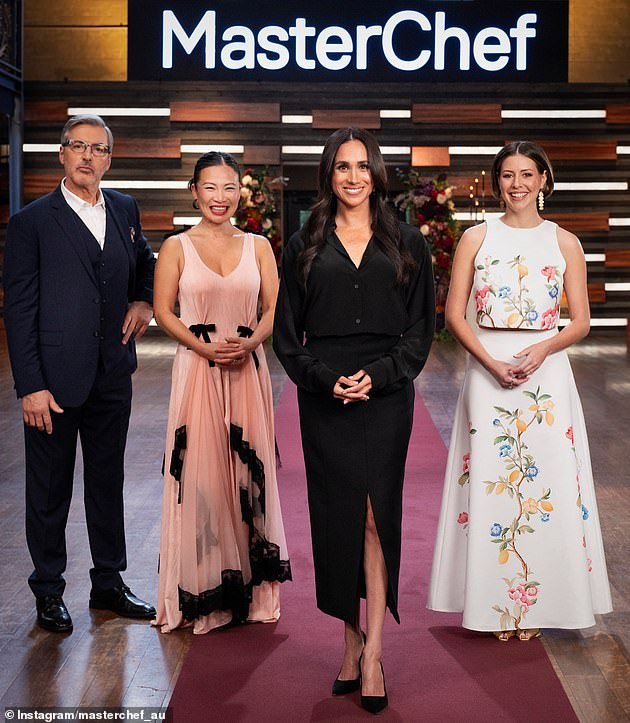 Meghan está confirmada como jurada convidada no MasterChef Australia – pedindo aos concorrentes que criem um prato digno de uma duquesa.