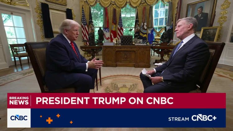 5 citações retiradas da entrevista do presidente Donald Trump à CNBC