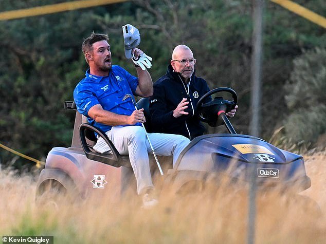 Furioso, Bryson DeChambeau está governando o poleiro no The Open depois de gritar com os dirigentes e ameaçar encerrar o prodigioso escândalo de ‘trapaça’.