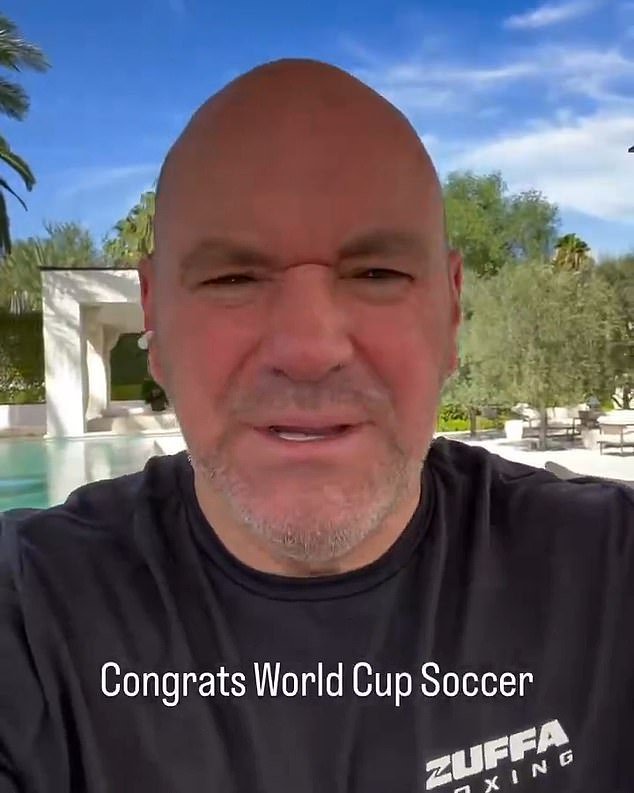 Dana White critica a produção da Fox para a Copa do Mundo com discurso retórico nas redes sociais: ‘Você é tão travesso’