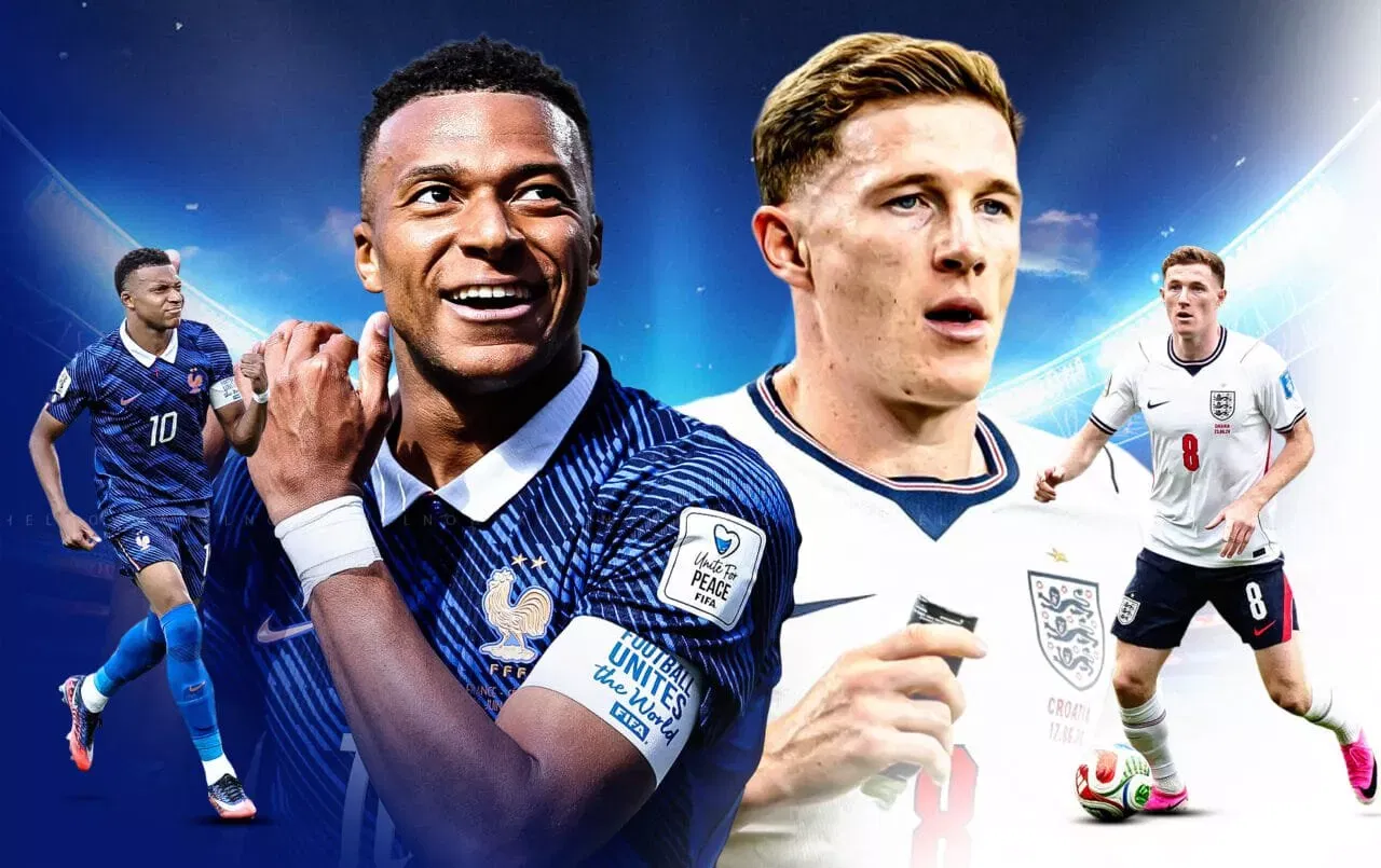Transmissão AO VIVO França x Inglaterra, canais de TV, horários de início e locais para assistir aos jogos dos playoffs da Copa do Mundo FIFA 2026.