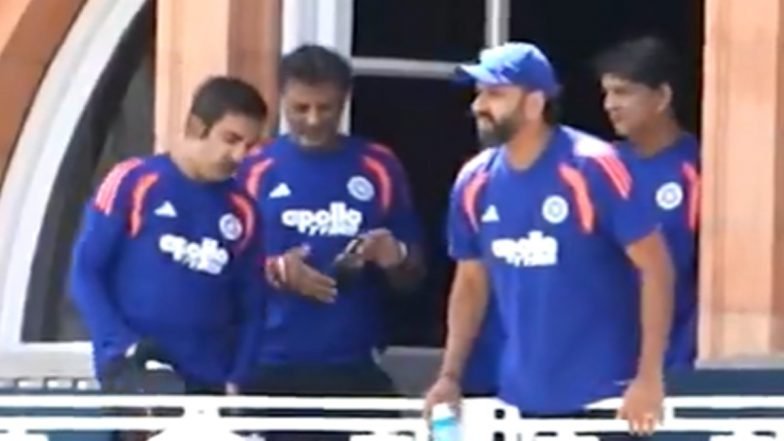 Gautam Gambhir e Rohit Sharma riem no Lord’s Balcony antes de IND vs ENG 3º ODI 2026 (assistir ao vídeo) –