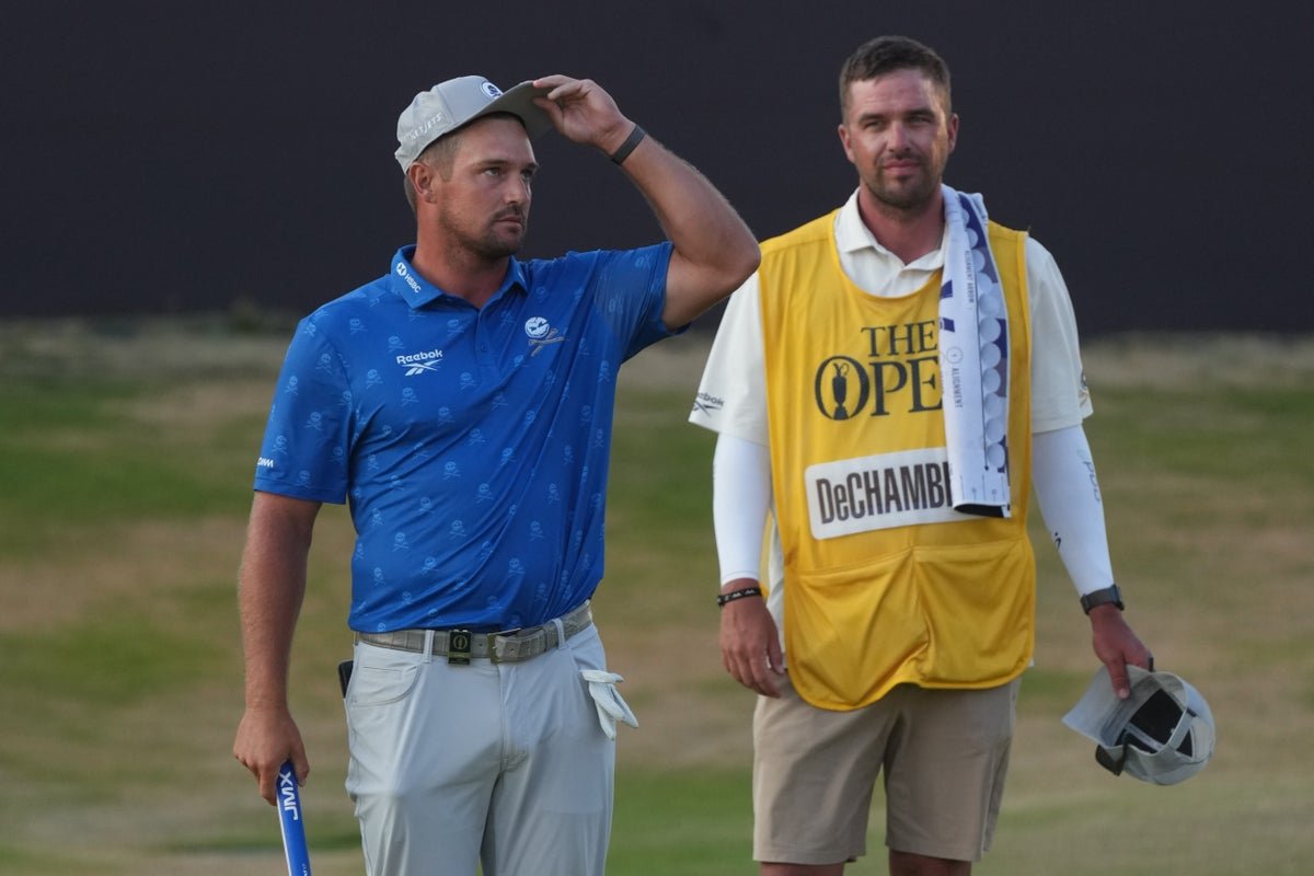 Bryson DeChambeau animou o fim de semana no Open após dois pênaltis