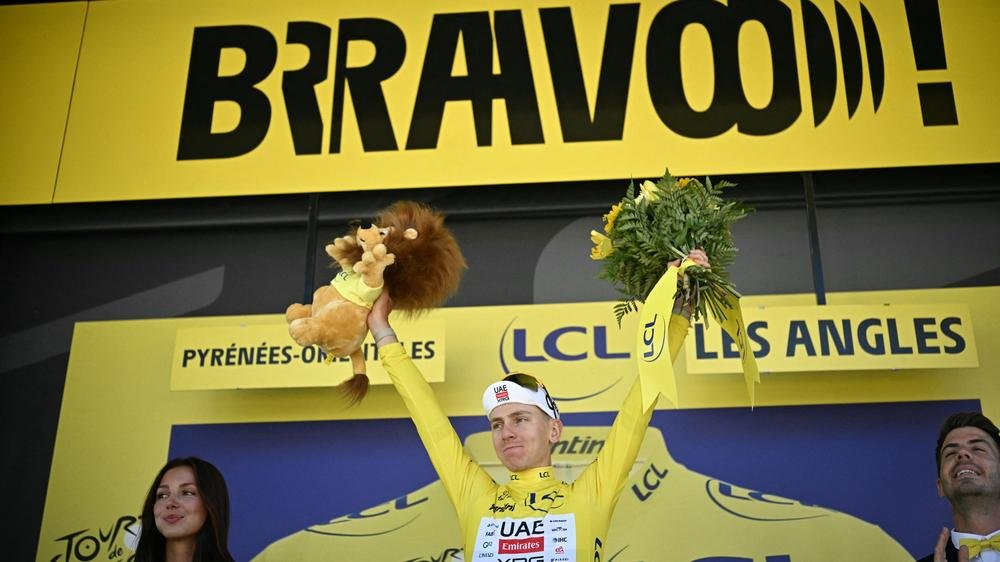 Tour de France 2026: Tadej Pogacar vence a terceira etapa e assume a liderança da classificação geral