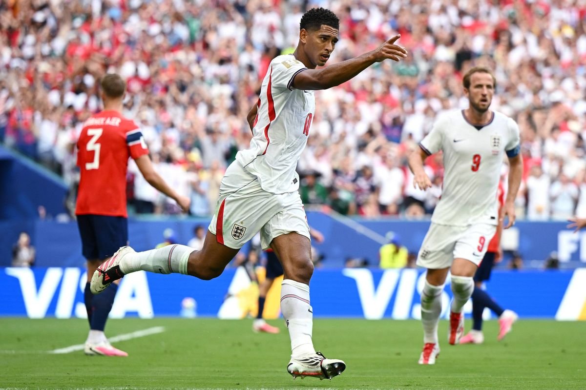 O gol de Jude Bellingham nas quartas de final surpreende a Noruega e quebra recorde da FIFA