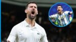 Lionel Messi e Novak Djokovic discutem a pressão antes da final da Copa do Mundo