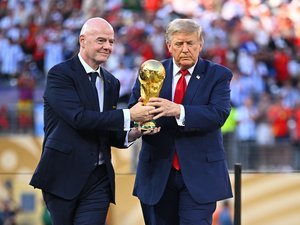 Donald Trump elogiou a Copa do Mundo “quatro vezes mais do que qualquer outra” e disse estar feliz em receber “pessoas de todo o mundo”.