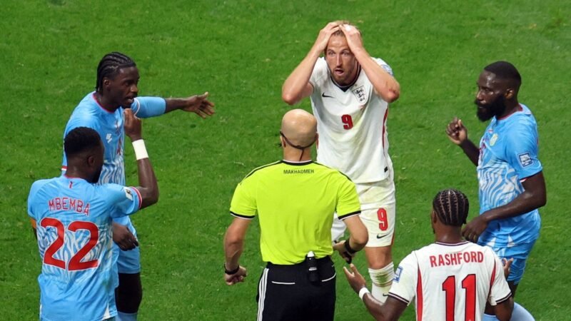 Por que a Inglaterra não recebeu um pênalti pelo incidente de Harry Kane contra a República Democrática do Congo?