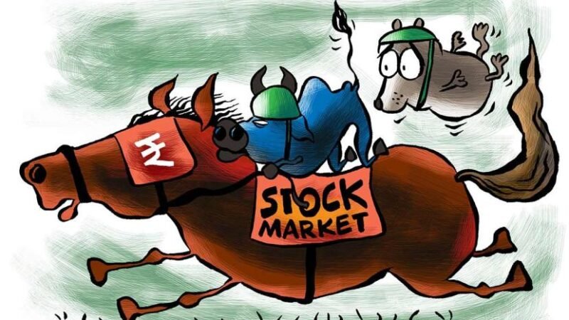 Ganhos no mercado de ações indiano: entradas estrangeiras e pressão estável do Sensex, sobe