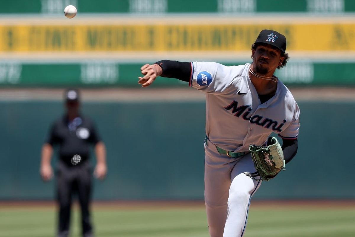 Eury Perez lança 7 entradas perfeitas, Marlins segura o Atletismo