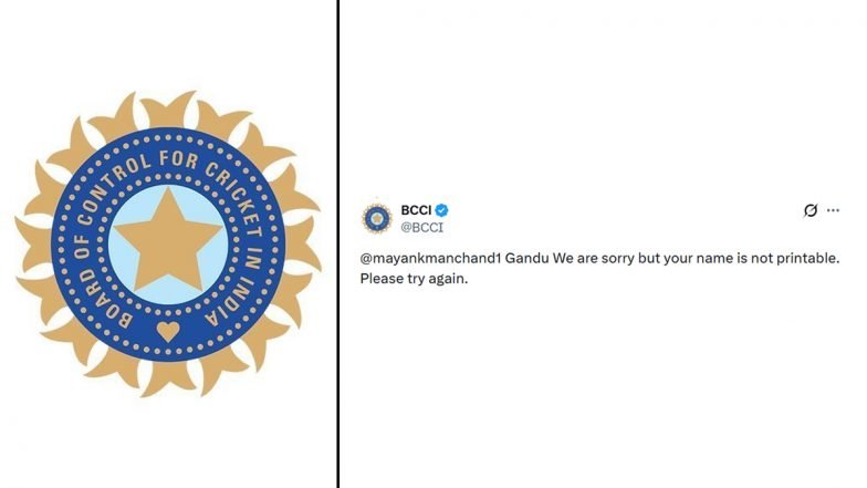 “@mayankmchand1 Rumor, desculpe, mas seu nome…” O antigo tweet do BCCI se tornou viral