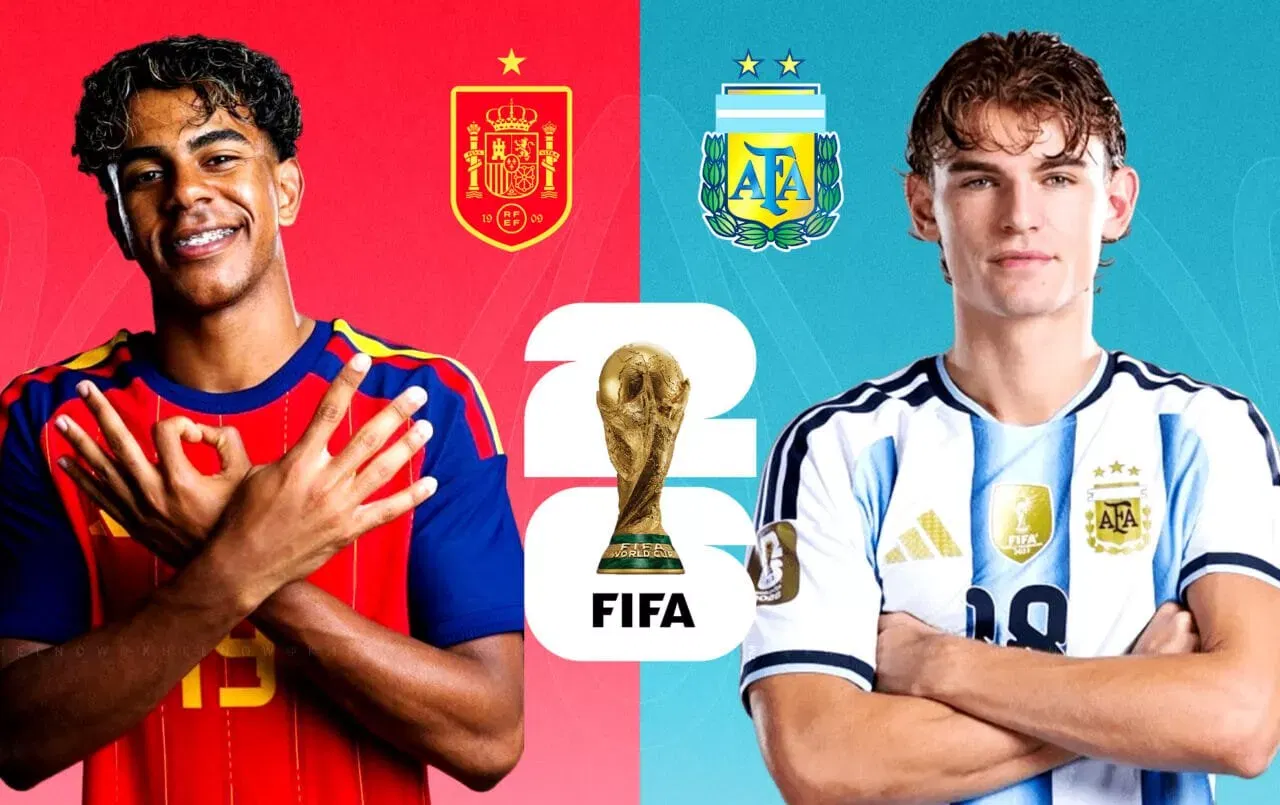 Quanto valem as seleções da Espanha e da Argentina antes da final da Copa do Mundo FIFA de 2026?