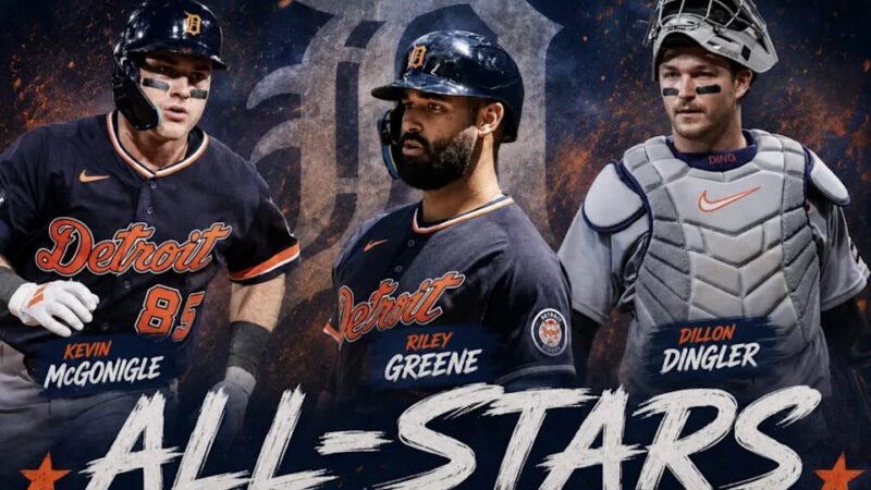 Os Detroit Tigers conquistam três All-Stars da Liga Americana
