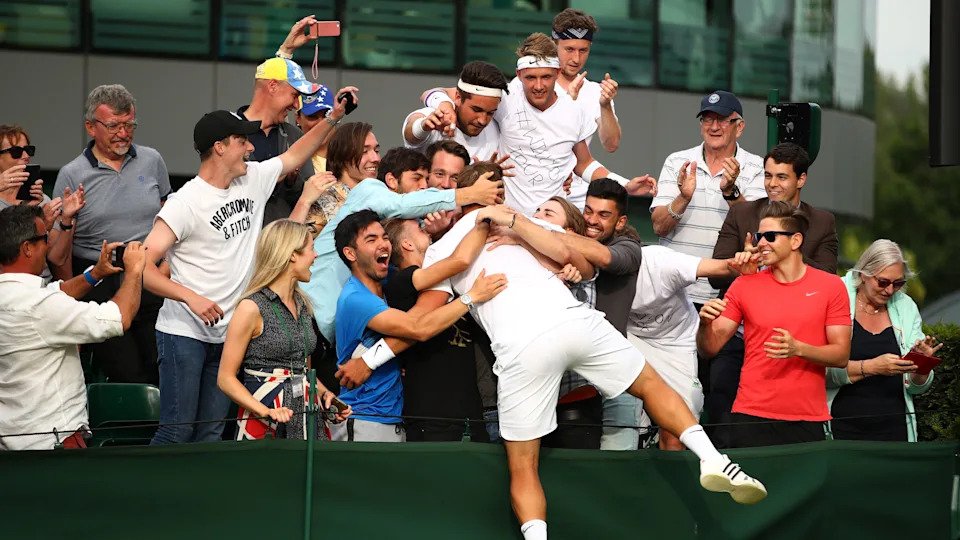 Lobbing Federer – o herói de Wimbledon – mudou sua vida