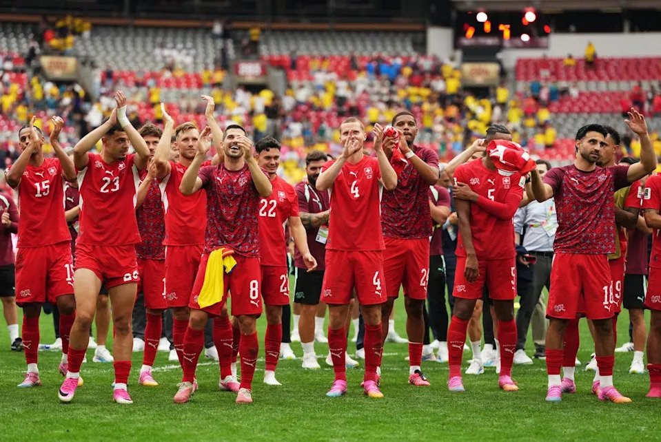 A Suíça venceu a Colômbia em uma dramática disputa de pênaltis para definir as quartas de final da Copa do Mundo contra a Argentina.