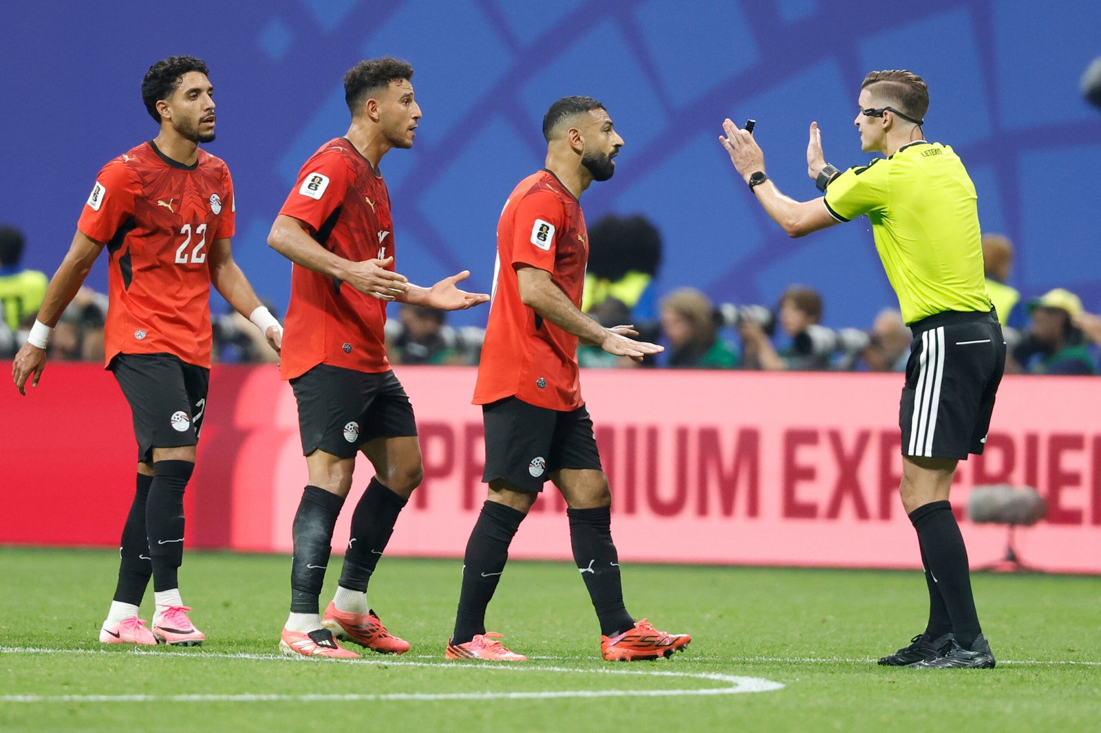 Egito apresentou queixa ao árbitro após eliminação da Copa do Mundo