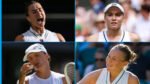 Quantos pontos Zabalenka, Rybakina, Svitek, Anisimova e Bencic perderam em Wimbledon?