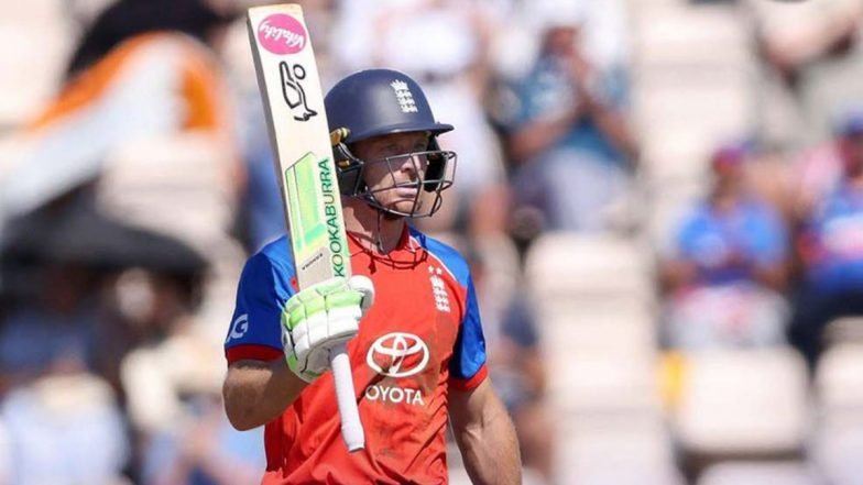 Jos Buttler atingiu seu segundo T20I cem para alcançar seu 5º T20I em 2026. na corrida IND vs ENG