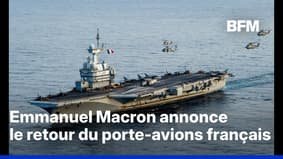 Emmanuel Macron anuncia o retorno à França do porta-aviões Charles de Gaulle