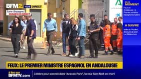 Pedro Sánchez chegou à Andaluzia no local do incêndio mortal