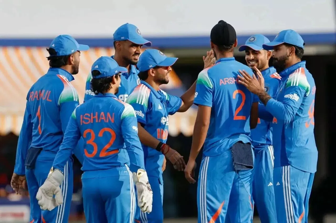 Qual é o recorde da Índia no ODI Cricket em Cardiff?