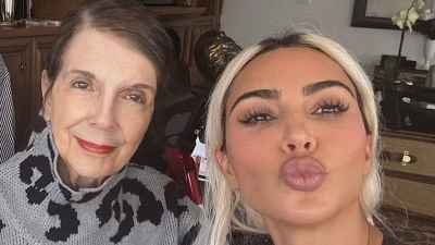Kim Kardashian explica a postagem do feriado em meio à morte da avó
