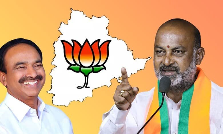 A divisão entre Bandi Sanjay, Eatala? Líderes seniores do BJP conversam