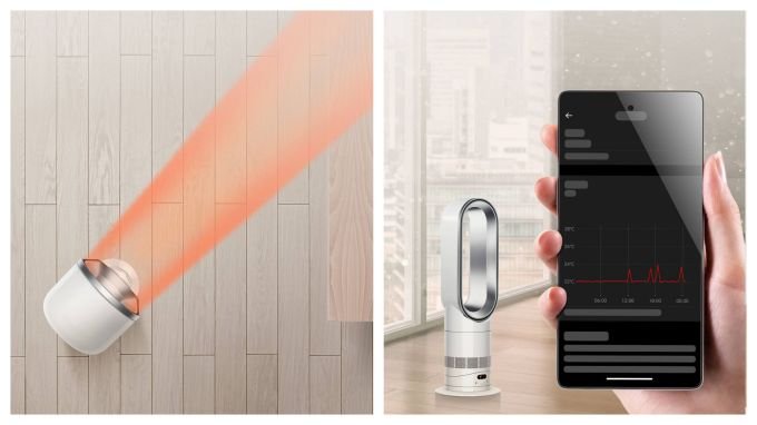 Substituí o aquecedor e o ventilador de teto por um aparelho Dyson