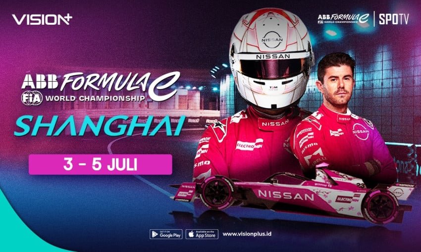 A Rodada 13 da Fórmula E Shanghai está pronta para acontecer, assista a emoção no VISION+