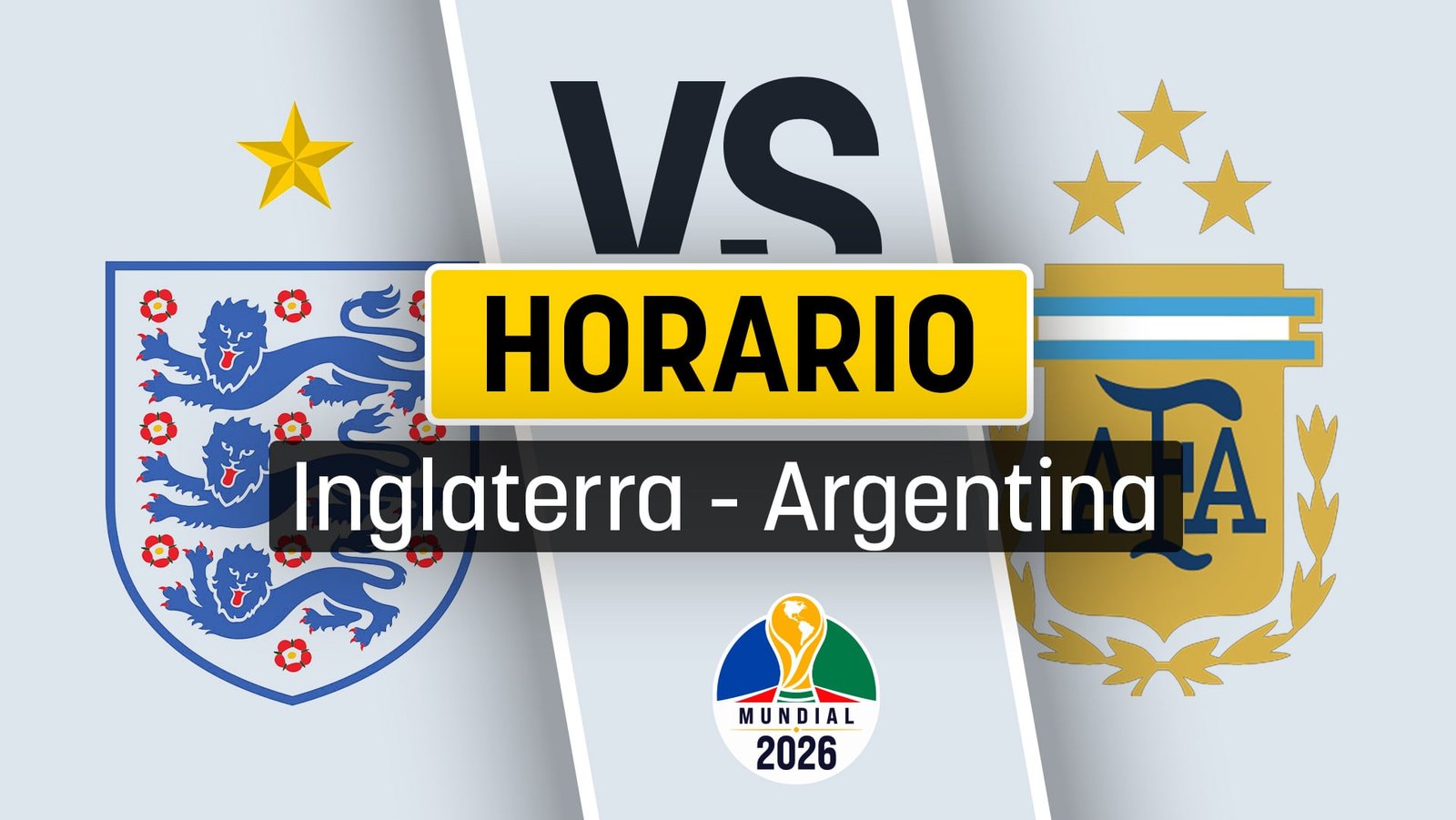 Programação Inglaterra x Argentina: quando é a partida das semifinais da Copa do Mundo de 2026 e canal para assistir ao vivo gratuitamente