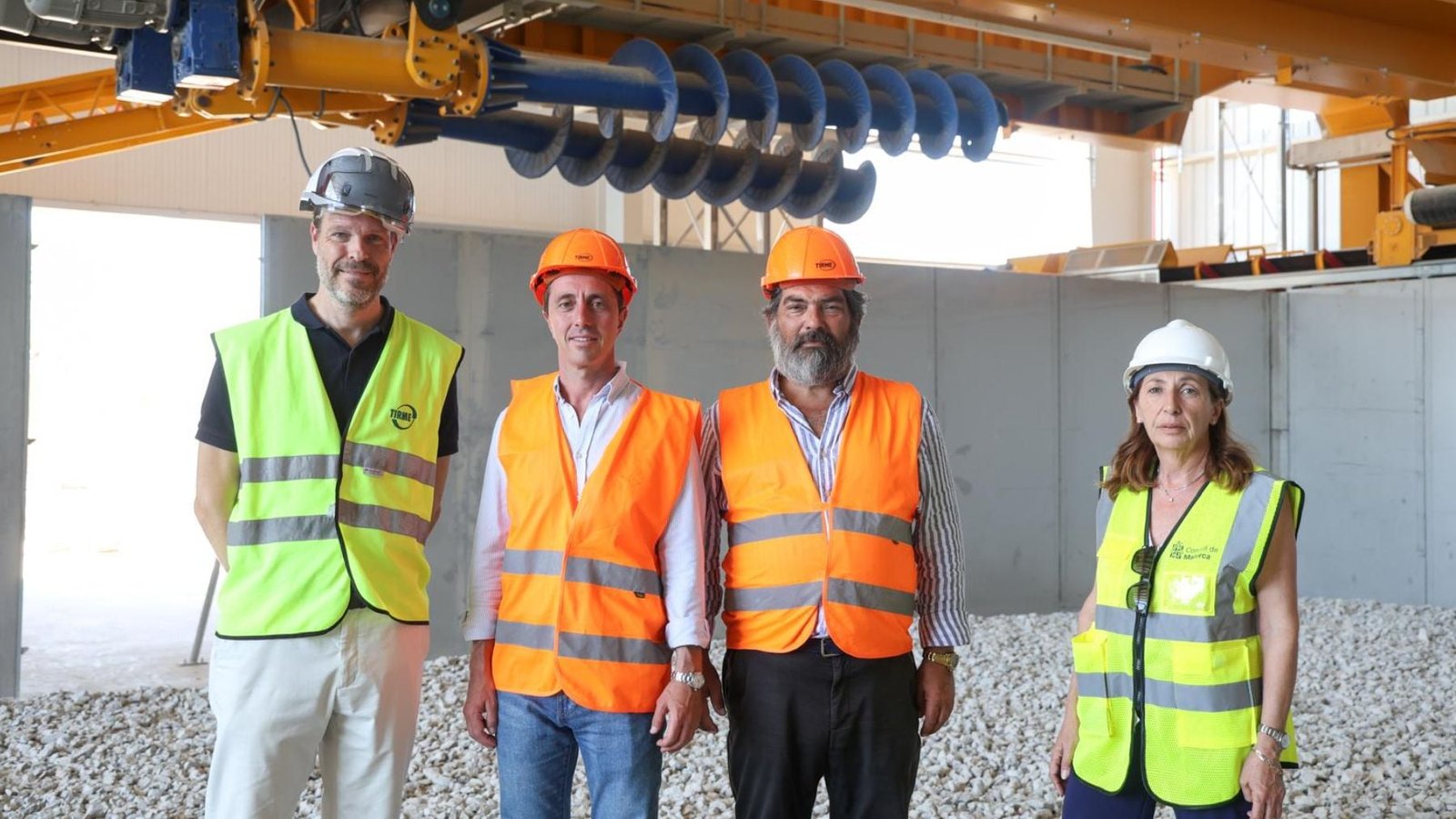a primeira usina de compostagem orgânica quase concluída