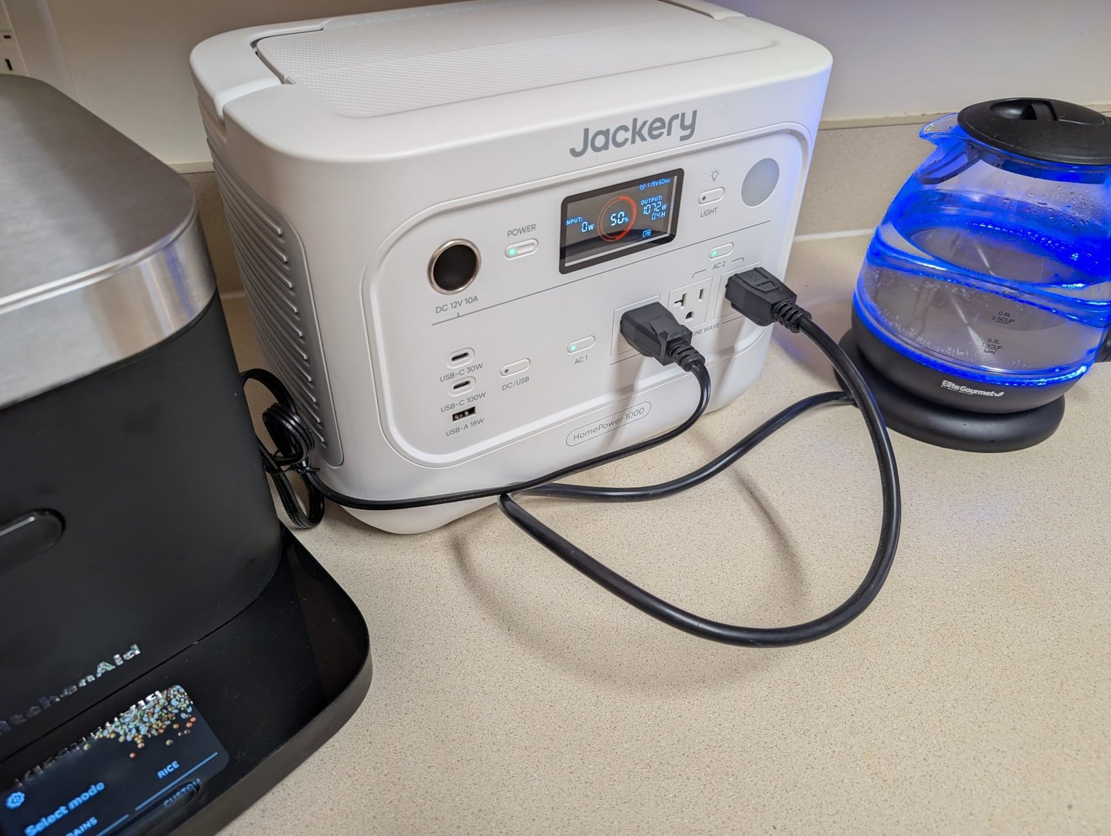 Jackery HomePower 1000 v2: Branco puro para o lar