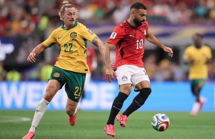Egito quebrou o gol da Austrália no primeiro tempo