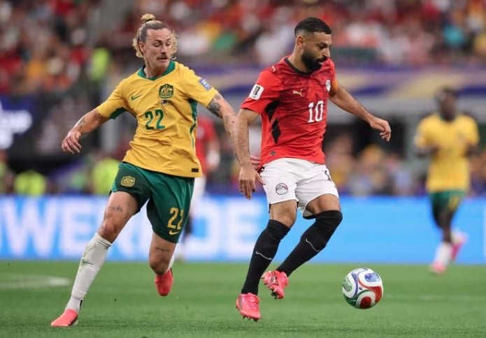 Egito quebrou o gol da Austrália no primeiro tempo