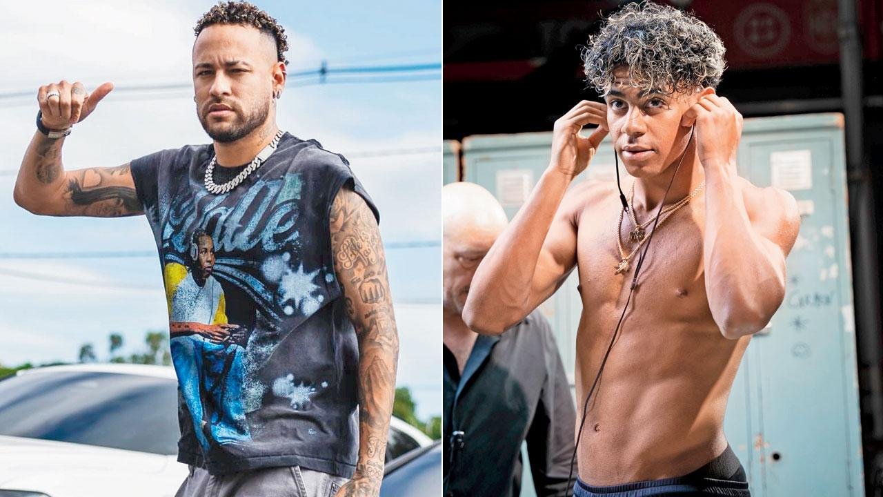 O astro do futebol Neymar tem um feriado surpresa para Lamine Yamal