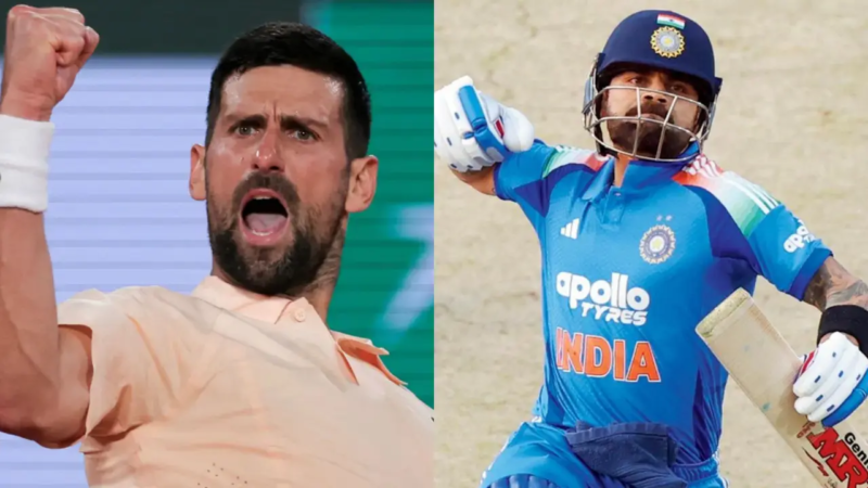 ‘Quero jogar críquete e tênis com Virat Kohli…’: Djokovic